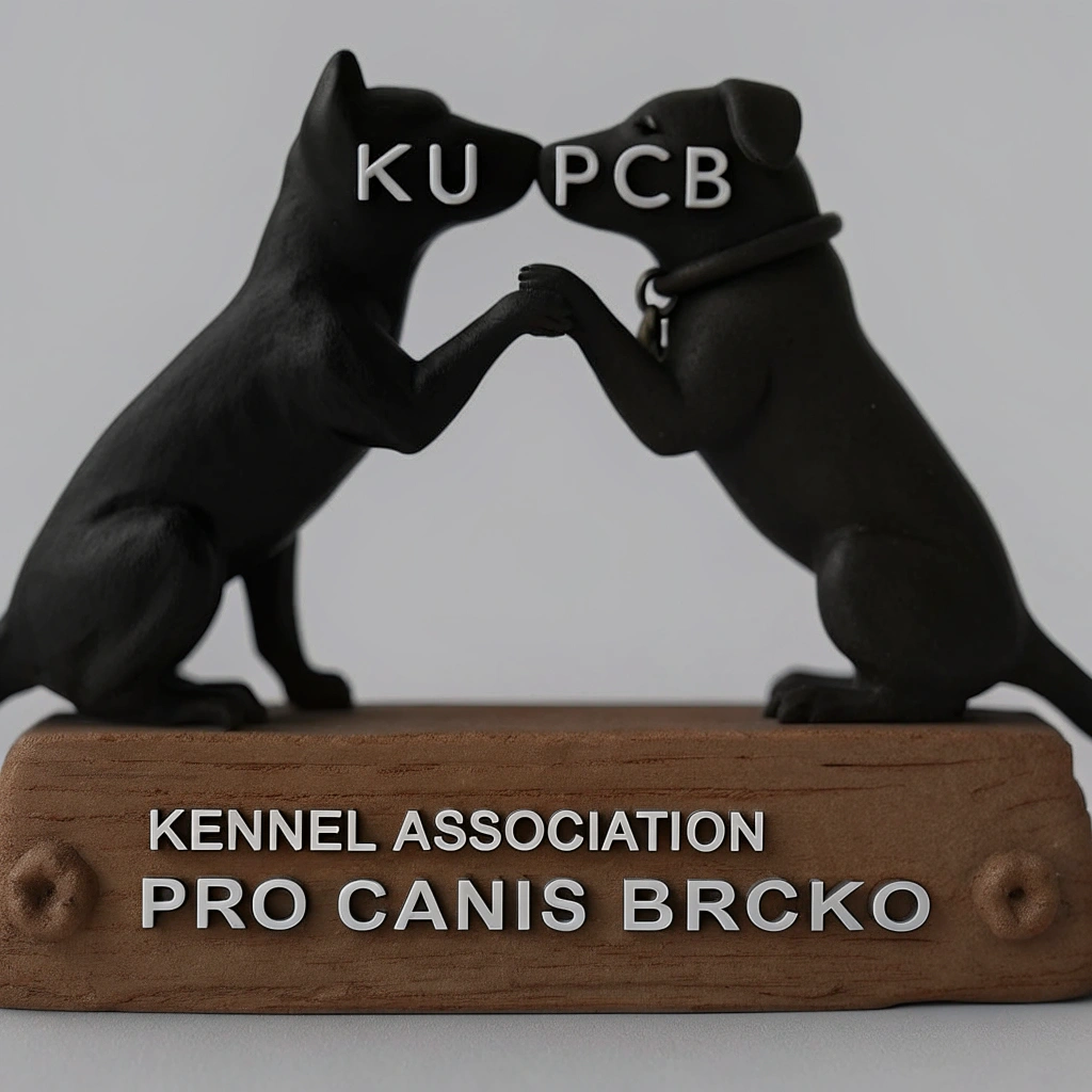 AI generated image by Red Panda AI: Do me The name of the association is: Kennel Association "Pro Canis Brcko"
The abbreviated name of the Association is: KU "PCB".
With dogs, oll