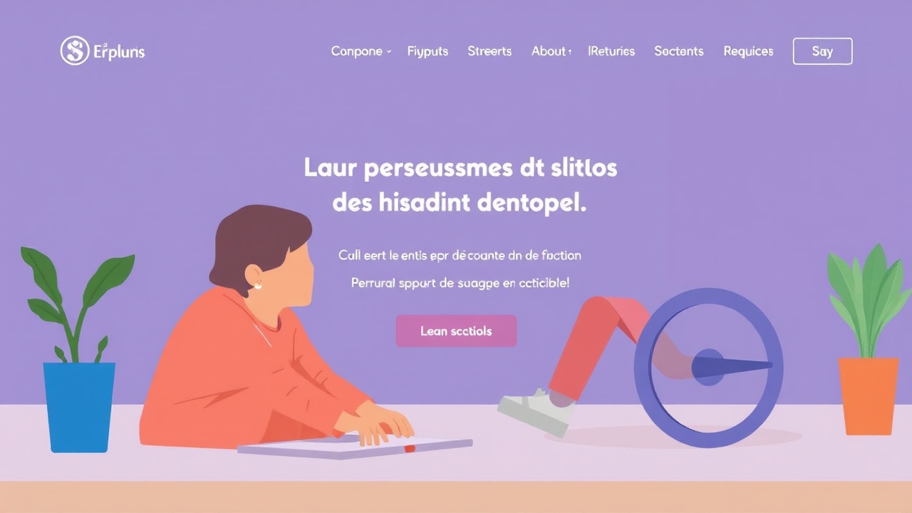 AI generated image by FLUX.1-schnell: Exemple de création d'un site web pour les personnes en situation de handicap et inclusif pour tous