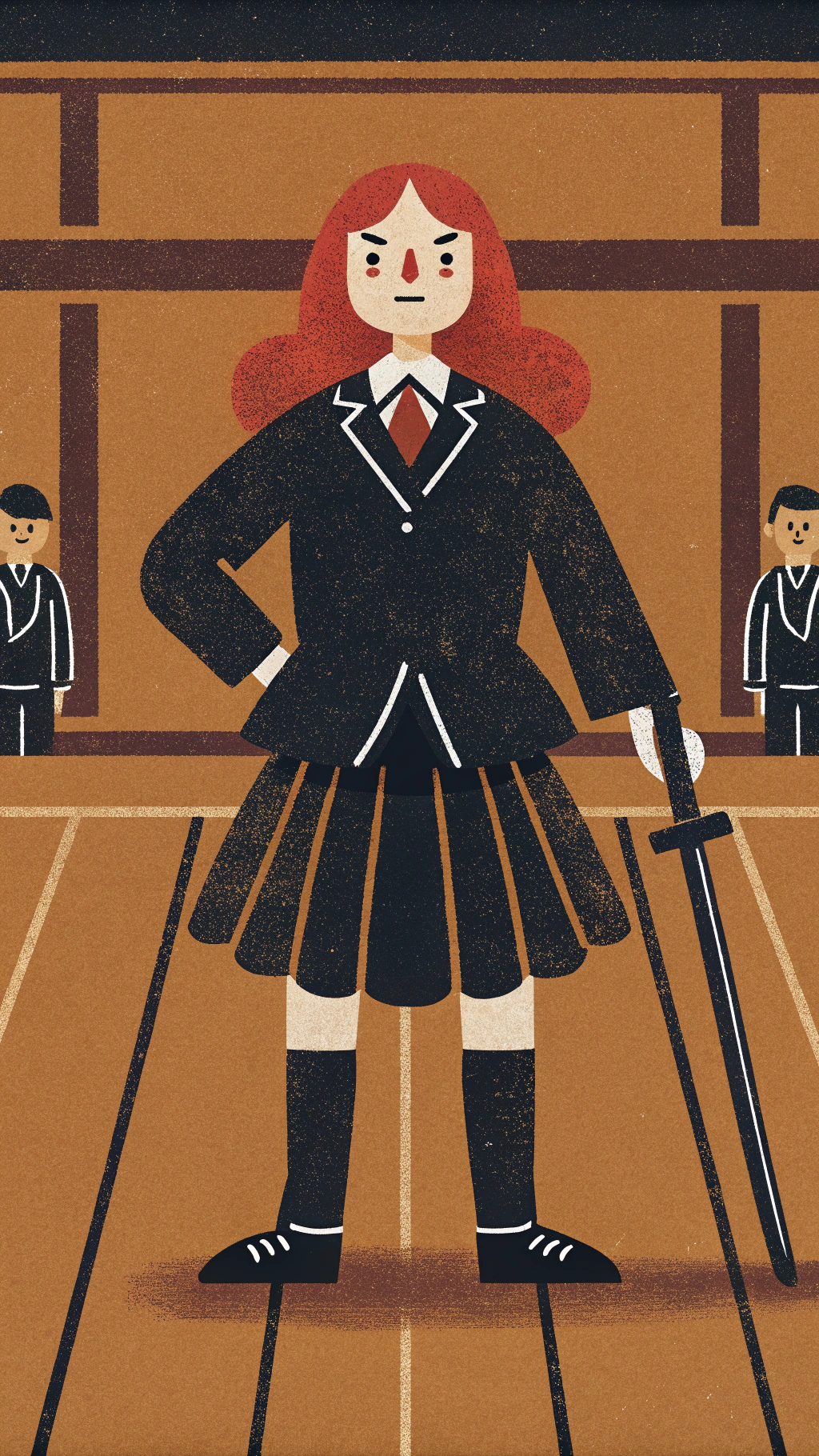AI generated image by Red Panda AI: miyako from bluearchive