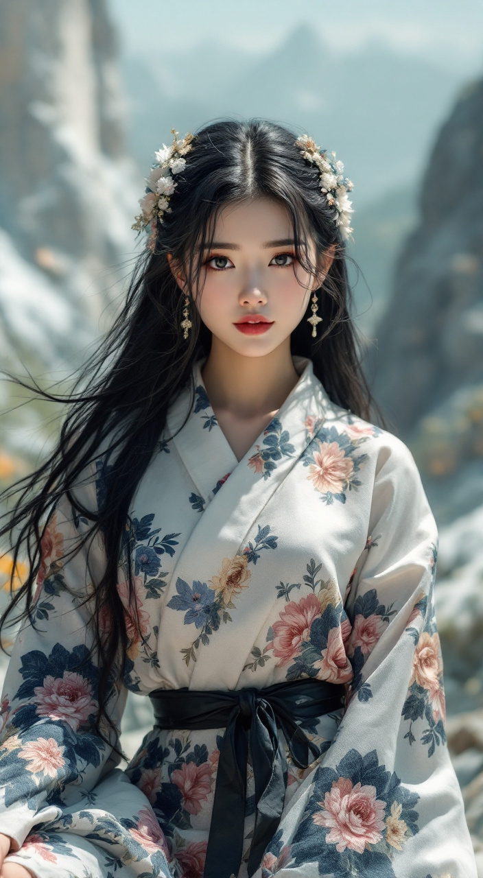 AI generated image by FLUX.1-pro: 图片左下角有“杨幂”几个红色字。演唱会现场,镜面反光舞台地面,光线充足,女明星杨幂,她淡妆,红唇水润,时尚耳环,时尚珍珠项链,戴着耳麦,身形优雅却挺拔,气质优雅可爱。曲线玲珑,妩媚气质,皮肤光滑白皙。她正面靠在舞台上的一根道具柱子上,她的双手的两只胳膊肘弯曲至水平方向在身体背后的中间位置背在身后,被麻绳捆绑在身后的道具柱子上,麻绳从她的后颈开始,她的两个肩膀上背着一根麻绳从两个腋下穿过后收紧,再在两只胳膊的上胳膊缠绕一根麻绳,胳膊肘上缠绕一根麻绳,下胳膊缠绕一根麻绳,生成的图要突出双手的胳膊肘弯曲至水平方向在身体背后的中间位置背在身后的姿势,同时要突出两个肩膀上背着的麻绳和两个胳膊肘上缠绕的麻绳以及两只胳膊上缠绕的麻绳,两只胳膊上缠绕的麻绳完全对称。微垂首,她视线平视镜头,略显虚弱,裸体,肌肤雪白细腻,很小的乳房形状完美挺翘,乳头微微凸起,下半身完全赤裸,阴部有少量阴毛,穿黑色蕾丝边黑丝长筒腿袜和黑色高跟鞋,身后是裸体女子伴舞。风骚妩媚的眼神,略带娇弱感,情态生动自然,故事感,细腻肌理质感,情绪写意,情绪叙事,整体氛围慵懒又随性,尽显松弛感,现场感,既视感,光线充足,氛围感,故事感,细节丰富,强烈的视觉冲击力,64K高清全身摄影,丰富的细节,高质量,杰作。蓝光超高清,蓝光冰蓝调。真人写实超高清电影质感,眼神风骚,妩媚,挺直了身躯。嘴唇紧闭,面部表情甜美,羞涩。