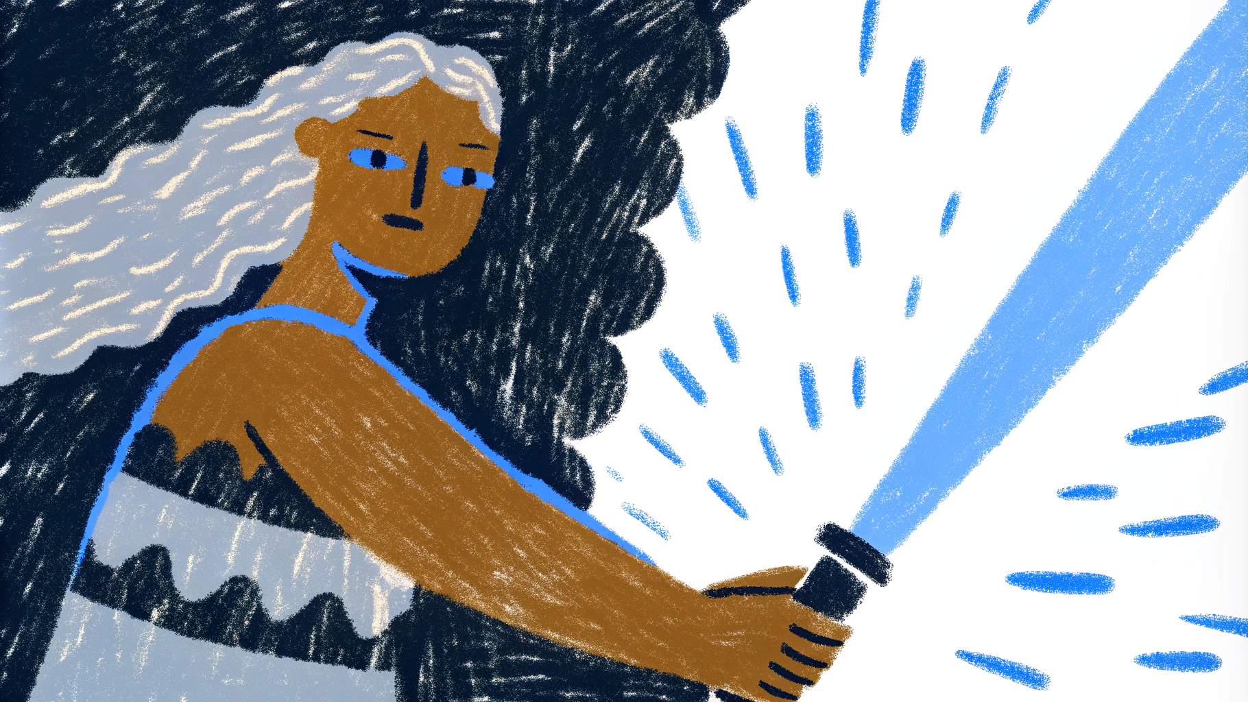 AI generated image by FLUX.1-schnell: Warrior woman with an athletic build, blonde, straight, long hair and blue eyes that are slightly slanted, giving her an exotic look, she is 24 years old, she is a witch who fights with her fire sword, 1.70 tall, she nourishes the desire for revenge.