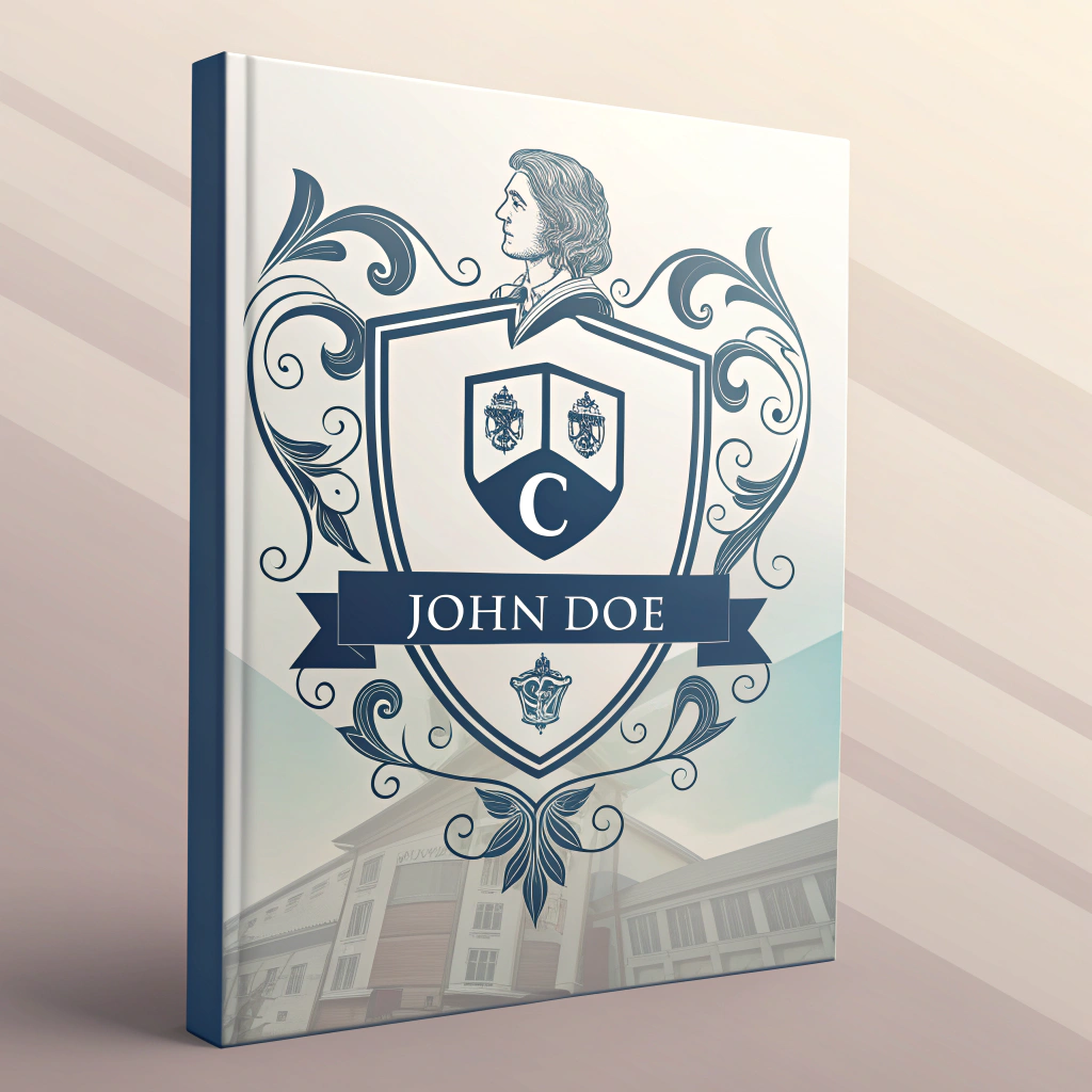 AI generated image by Red Panda AI: create a CV crest for me to be the book cover