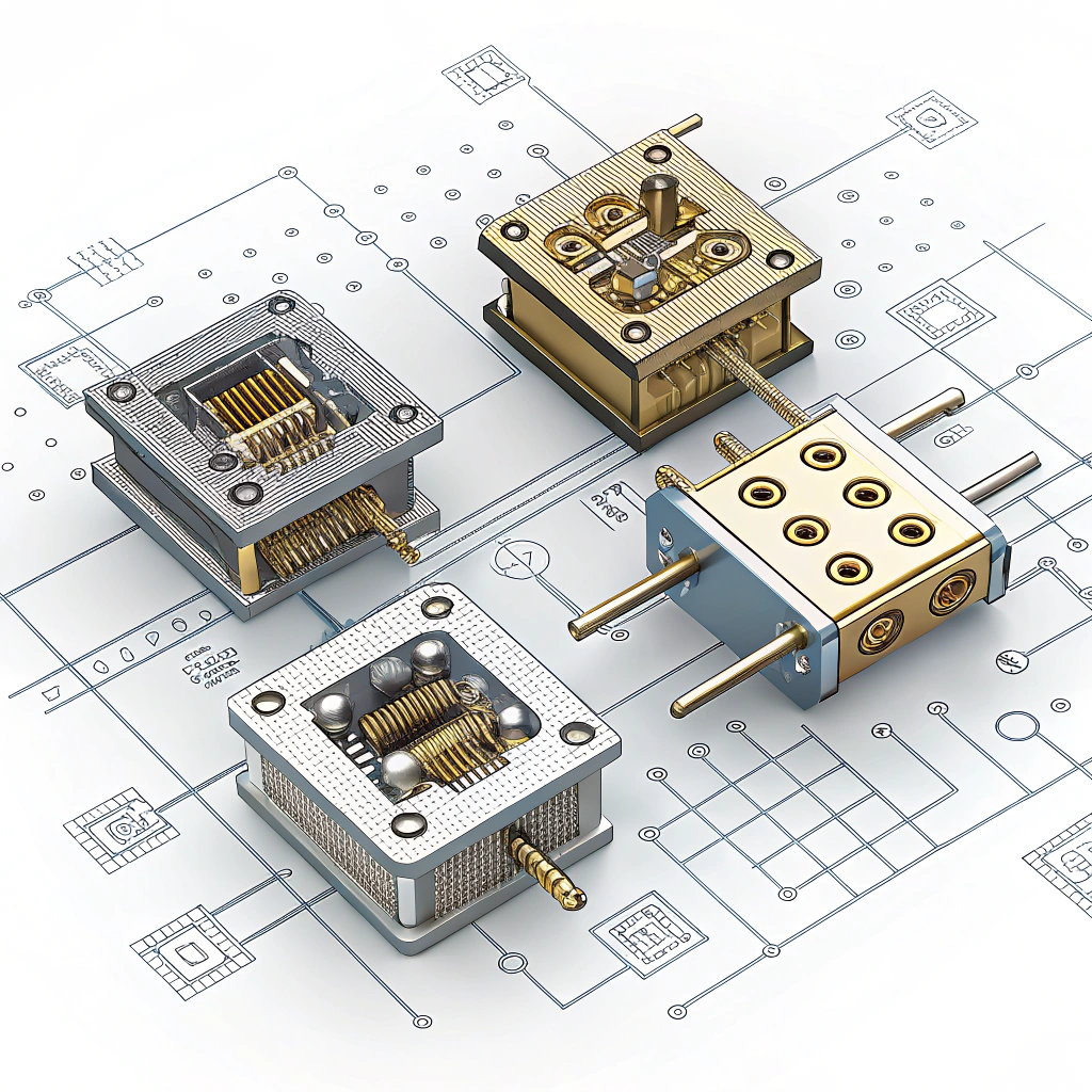 AI generated image by Red Panda AI: Mechnical qubits